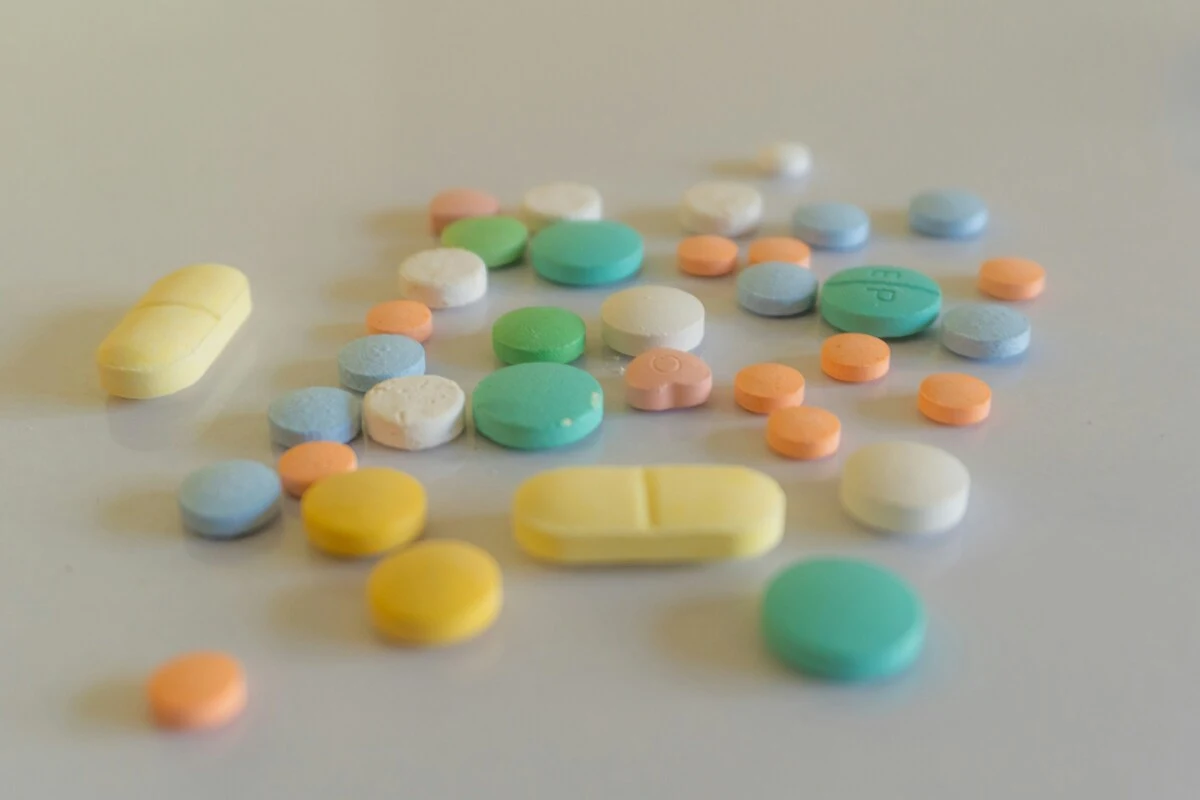 The many forms of Clonazepam pills on a table.