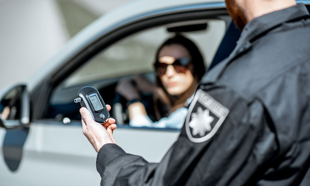 Breath tests estimate blood alcohol concentration by measuring alcohol in exhaled breath.