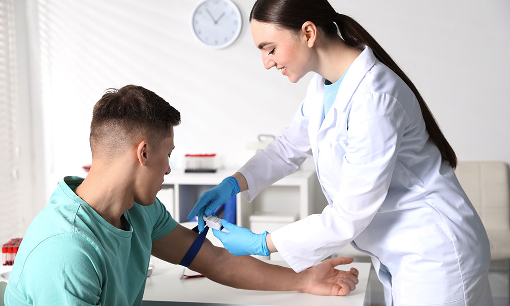 Blood tests typically have a shorter window of detection